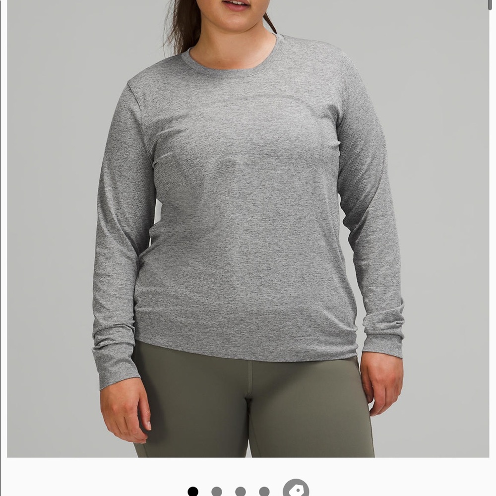 Swiftly Breathe Relaxed-Fit Long Sleeve Shirt